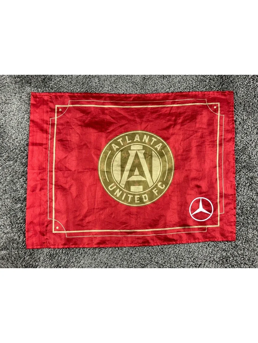 Atlanta United FC Flag Mercedes Benz Stadium MLS Soccer Fan Banner Red Gold